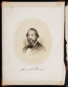 1812-1874, Amos G. Beman, Little Liberia Peer: Abolitionist, Minister, Leader. Beinecke